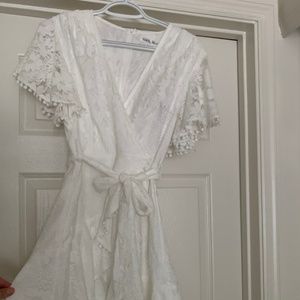 White Lace Romper